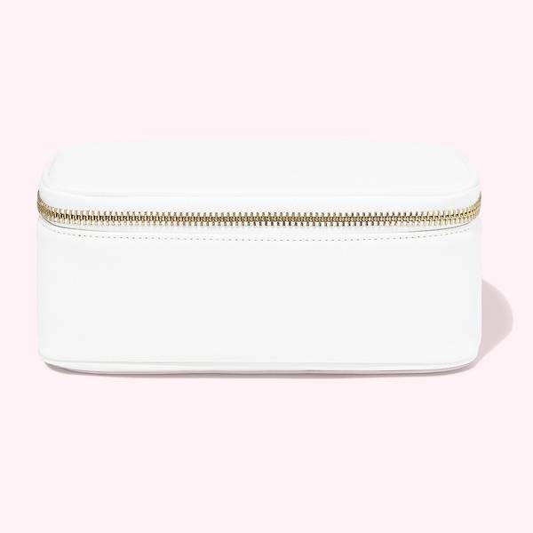 Textured Open Top Mirror Pouch
