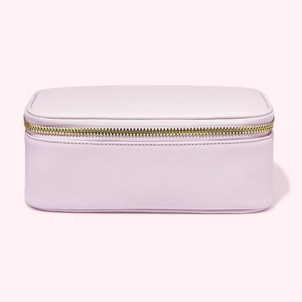 Textured Open Top Mirror Pouch
