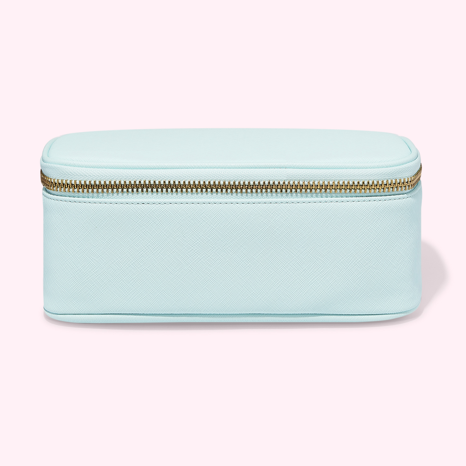 Stoney Clover Lane textured open top mirror fashion pouch