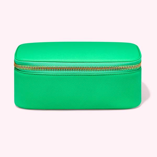 Textured Open Top Mirror Pouch