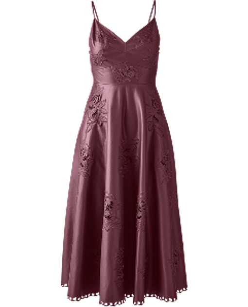 Wine colored dress