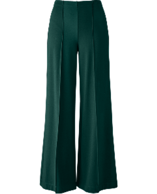 Green velvet pants