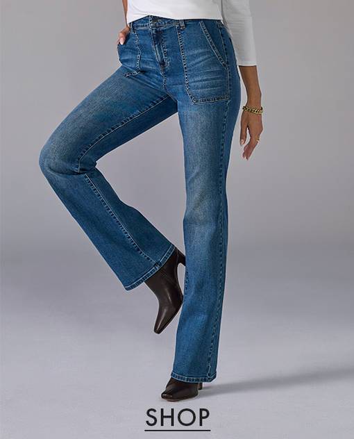 bootcut denim