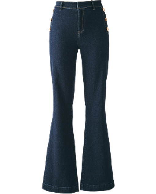 Dark wash denim