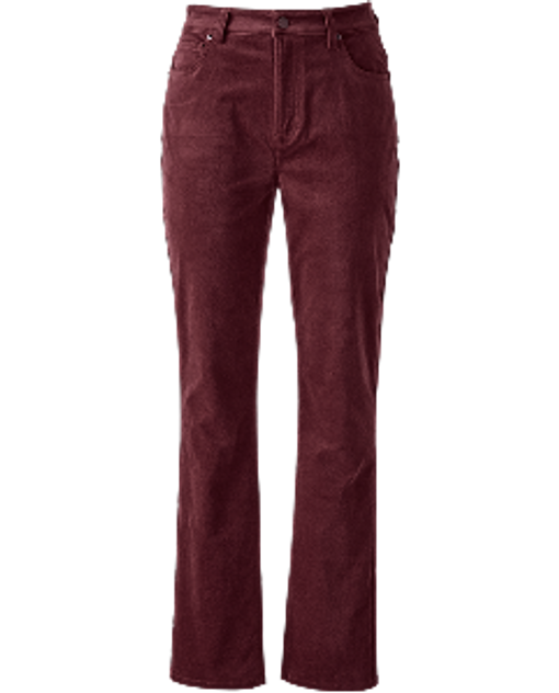 red straight pant