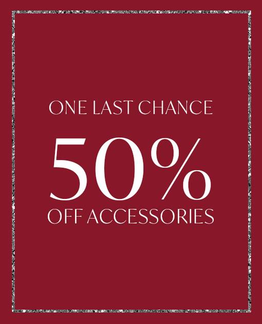 50% off accessories