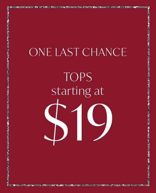 tops starting at $19