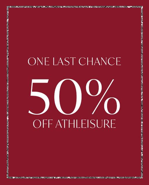 50% off athleisure