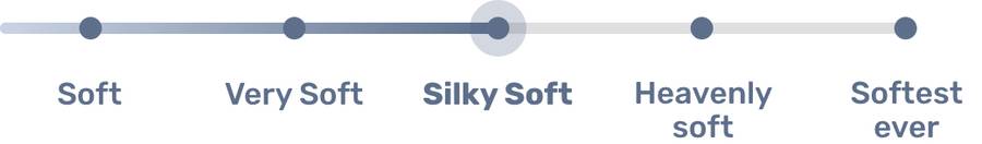 Softness level: Silky Soft