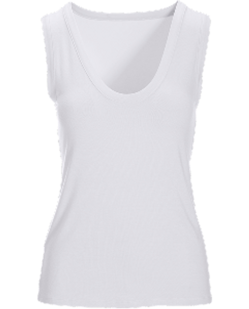 White tank top