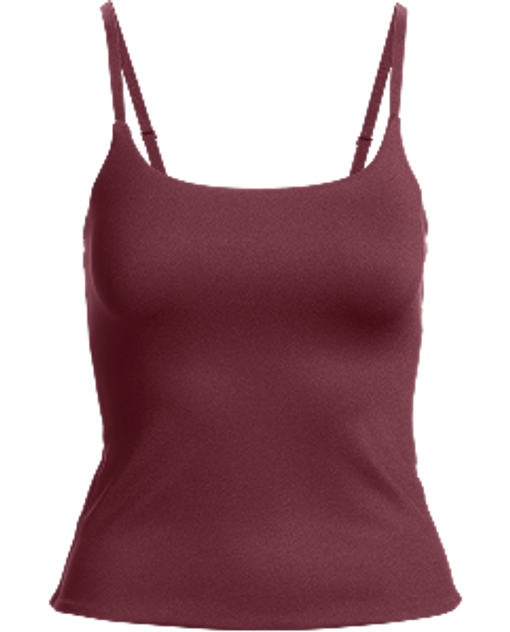 wine colored tank top
