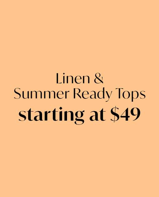 linen and summer tops