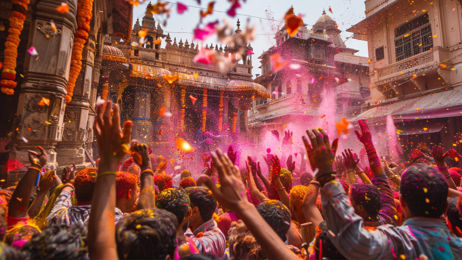 Colour Powder Holi Festival