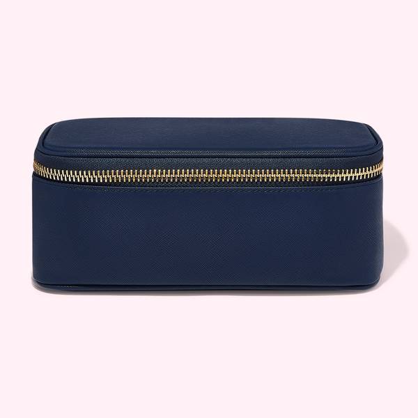 Textured Open Top Mirror Pouch