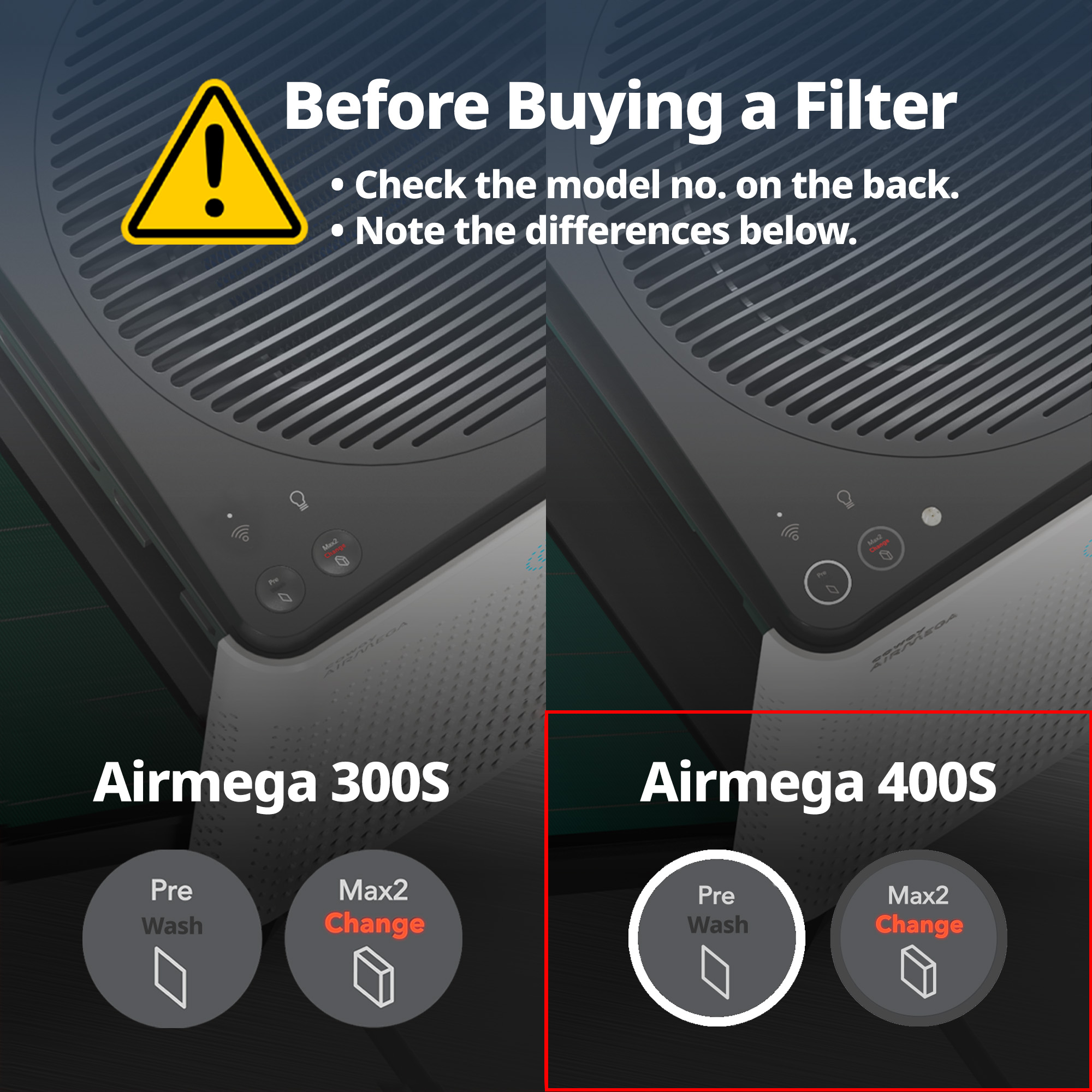300S vs 400S Before buying a filter