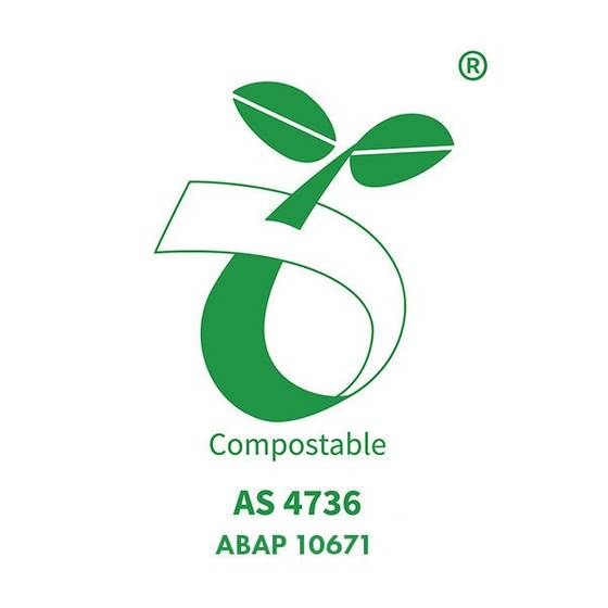 Flat PLA Lid - C-Shape Straw Flap - 96 Series