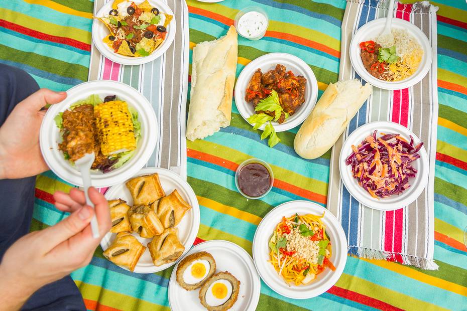 10" (25cm) Round Plant Fibre Plate - PFAS Free - White