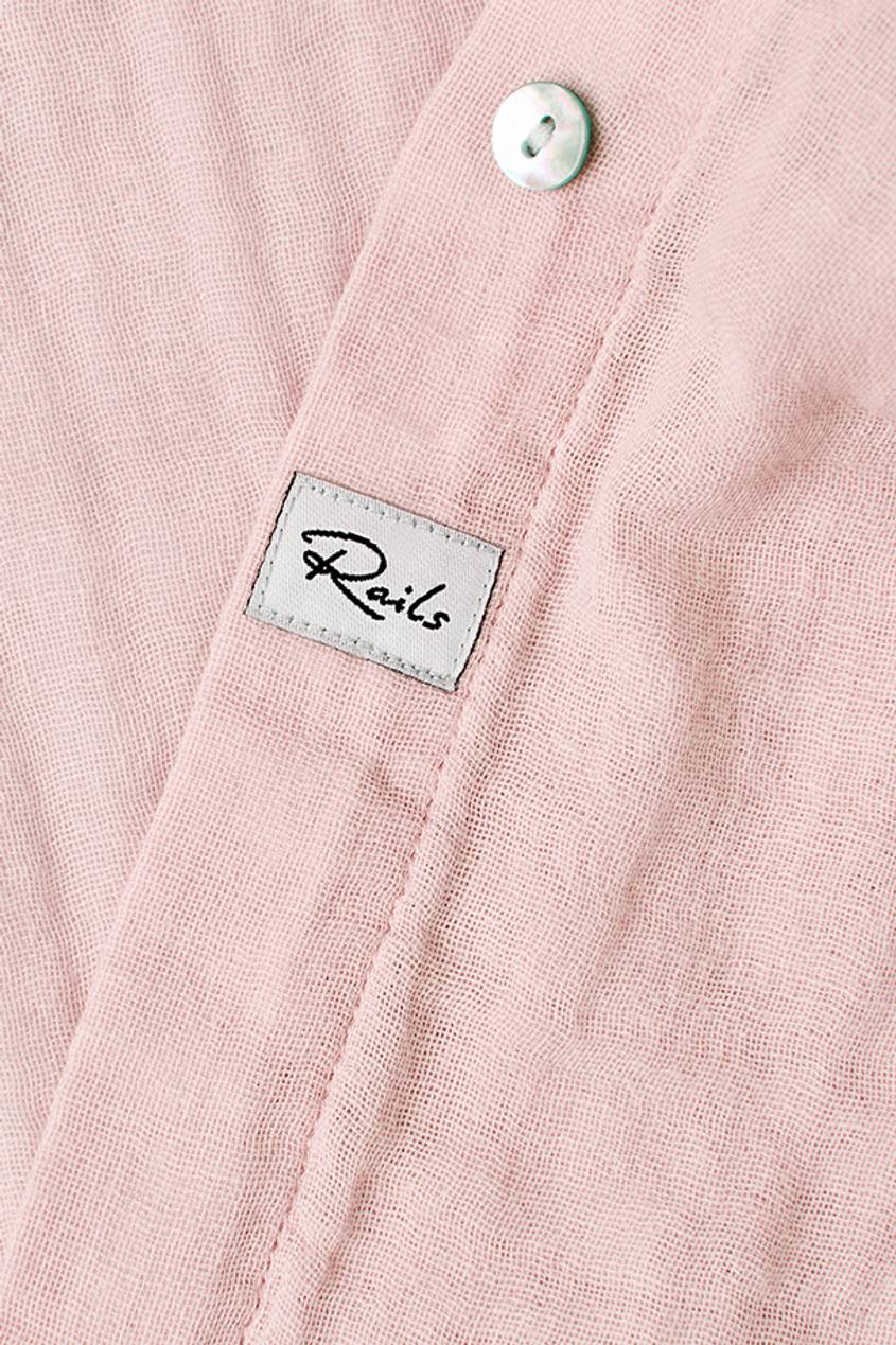 Texture Close Up of Ellis Shirt in Petal.