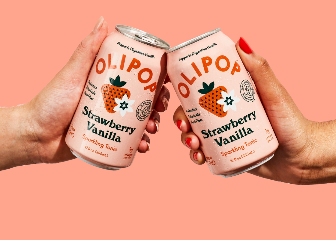 Olli Raspberry Vanilla Get To Know the OLIPOP Flavors