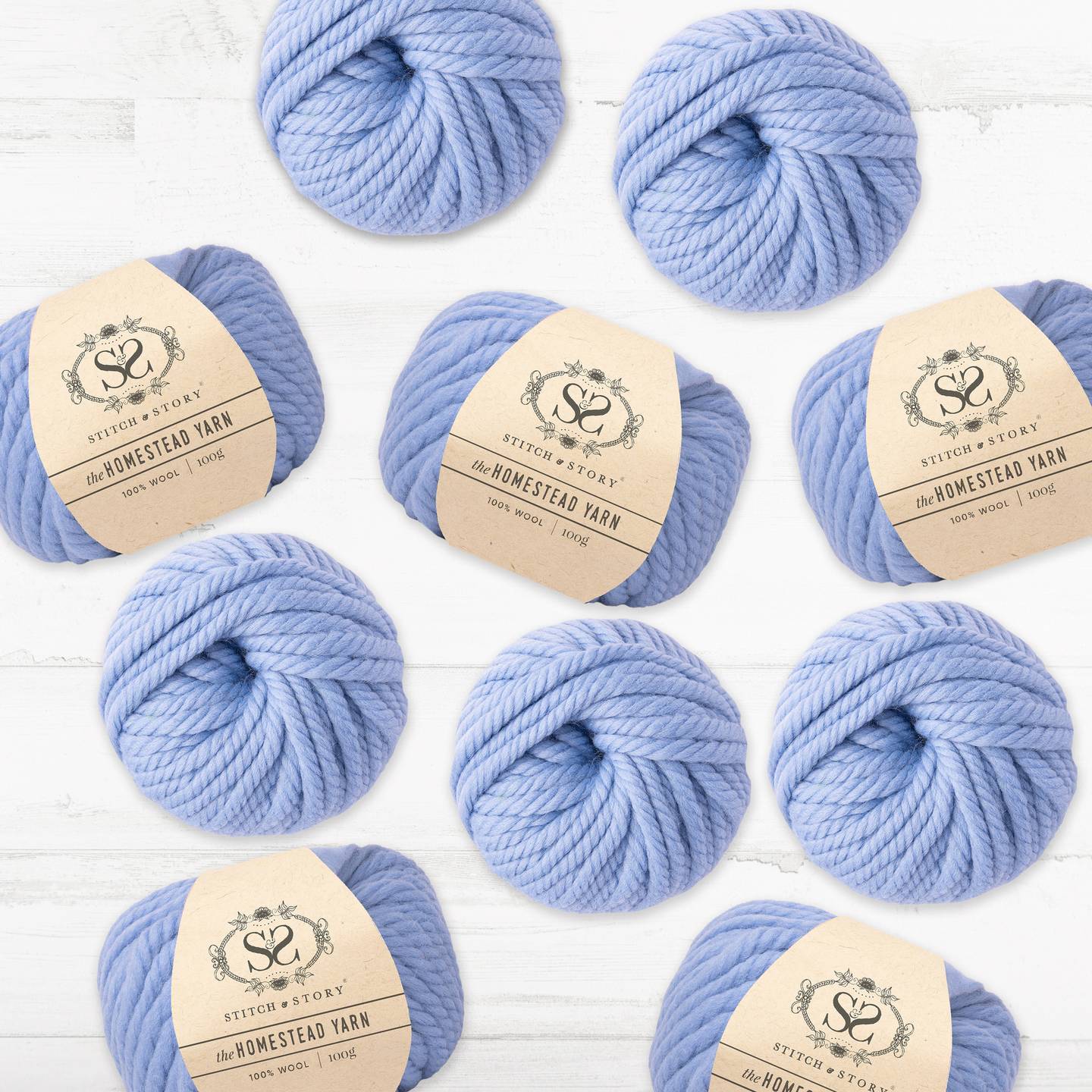 The Chunky Wool 100g balls