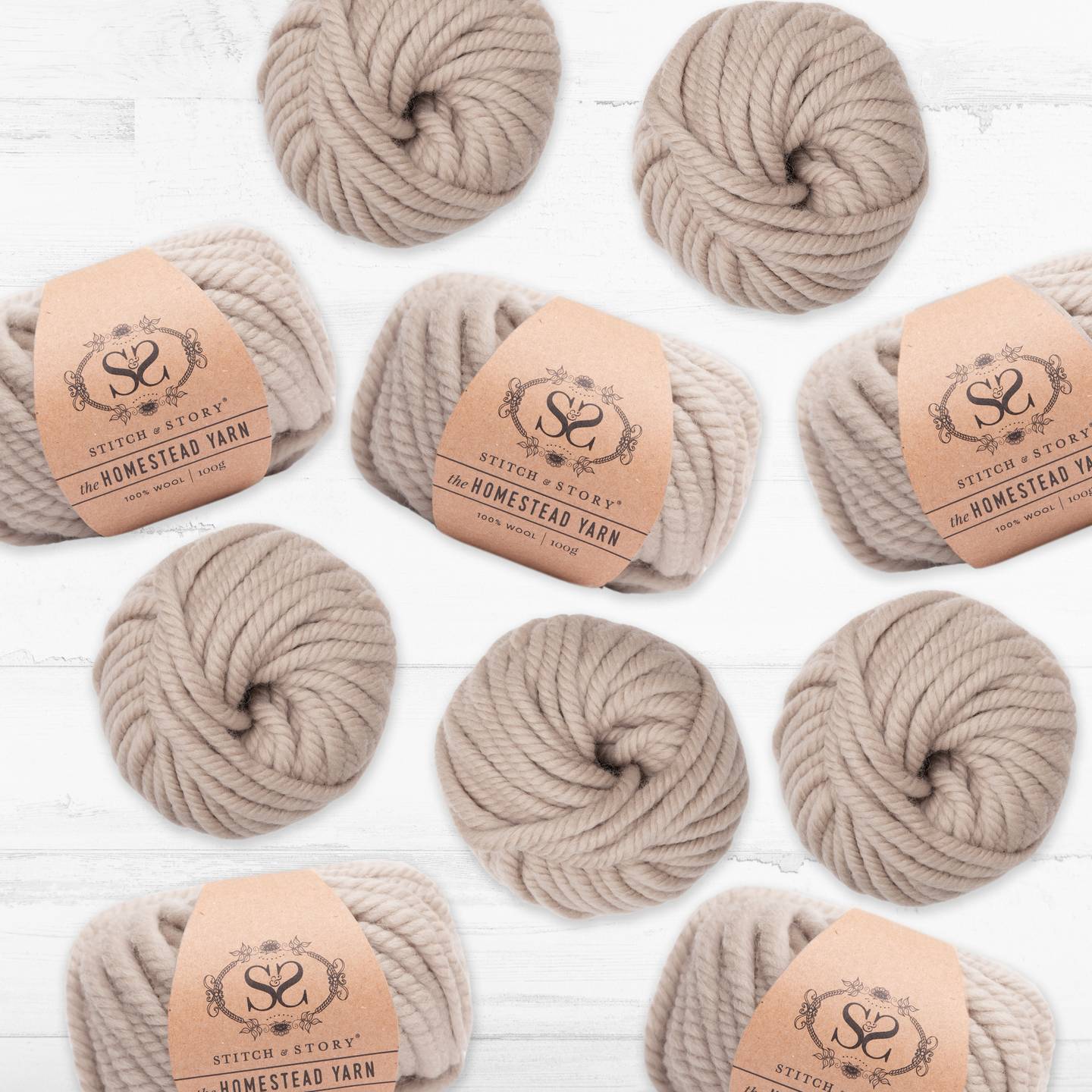 The Chunky Wool 100g balls