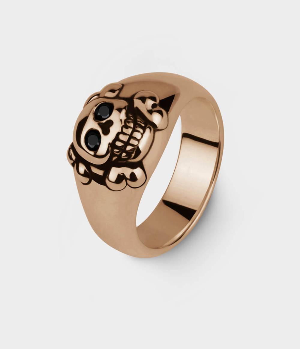 Smiling Skull Ring