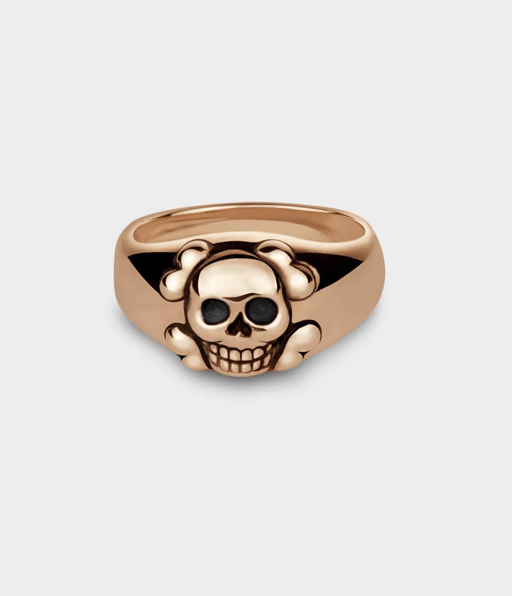 Smiling Skull Ring