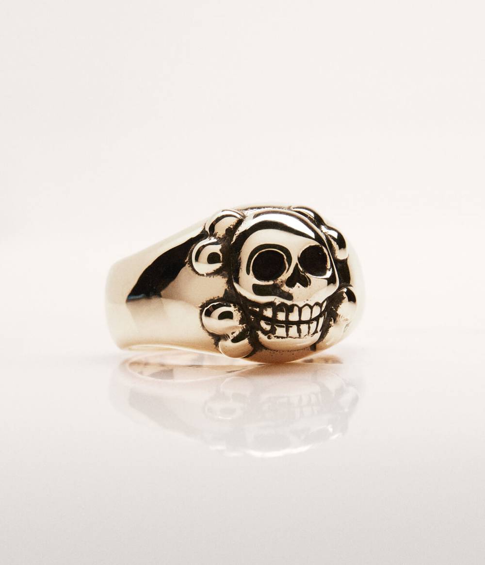 Smiling Skull Ring