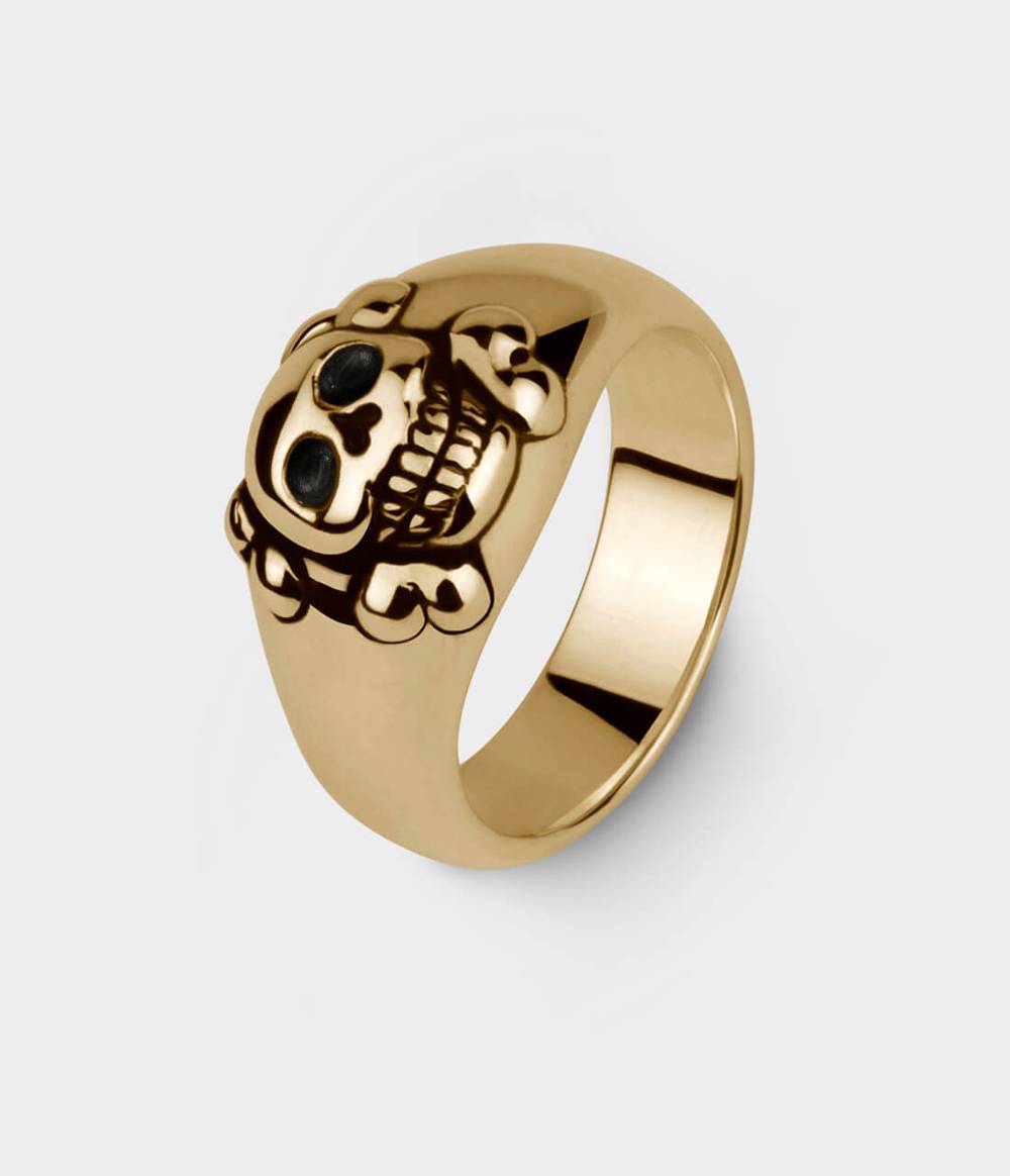 Smiling Skull Ring