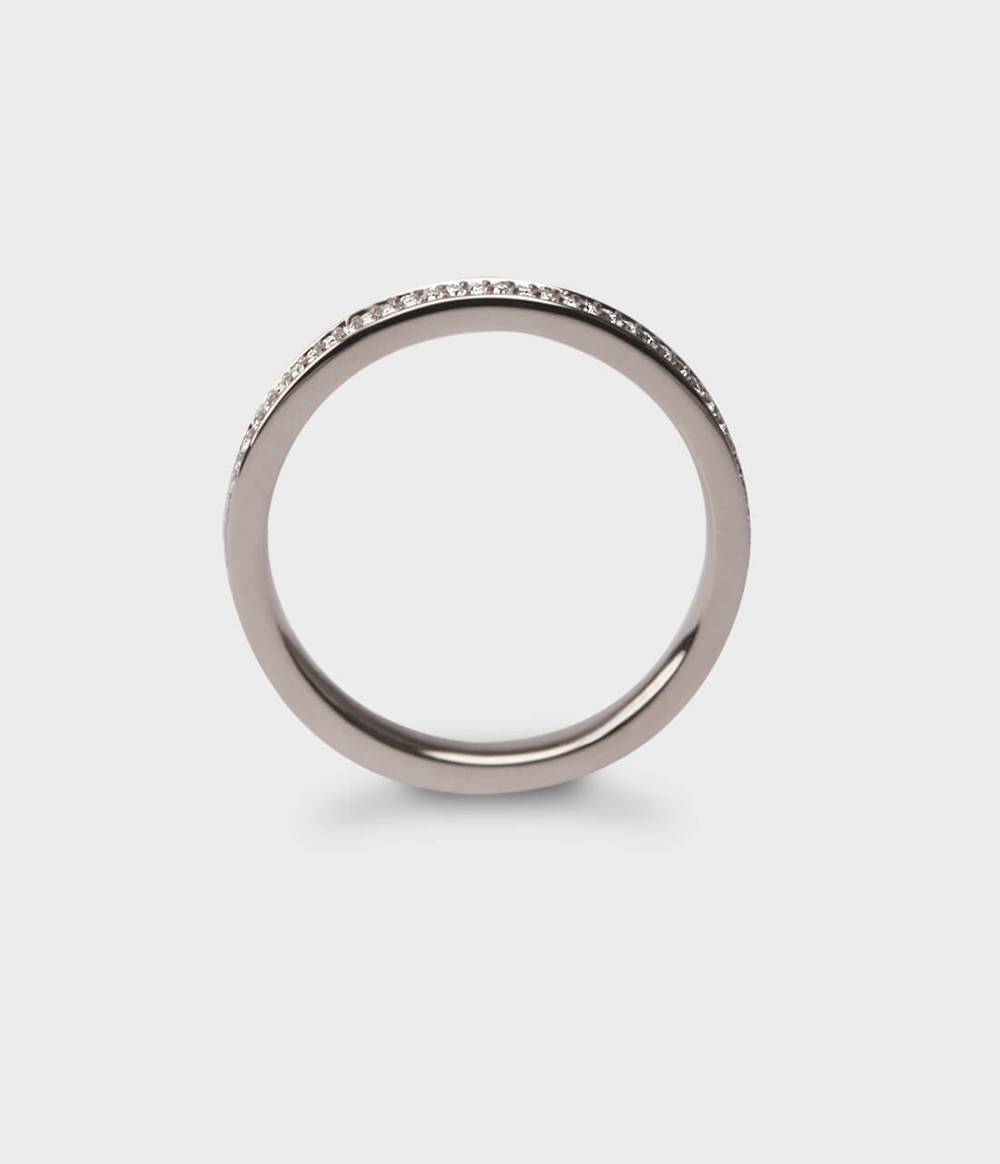 Diamond Eternity Extra Slim Ring by Stephen Einhorn 