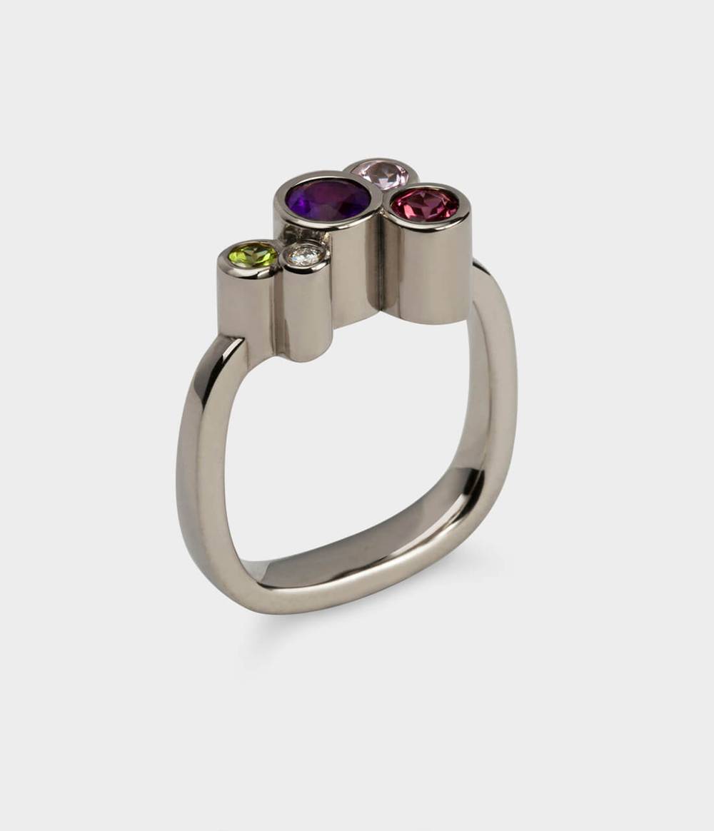 Roundhaus Diamond & Gemstone Ring