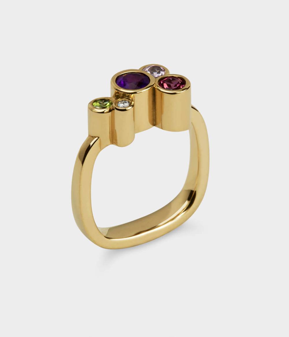 Roundhaus Diamond & Gemstone Ring