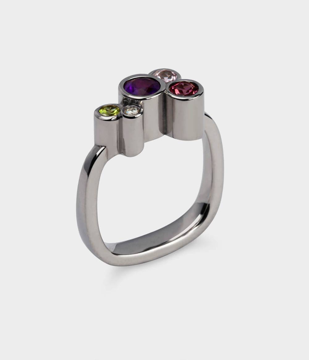 Roundhaus Diamond & Gemstone Ring