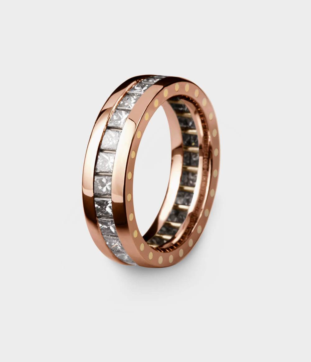 Geo Ellipse Eternity Ring