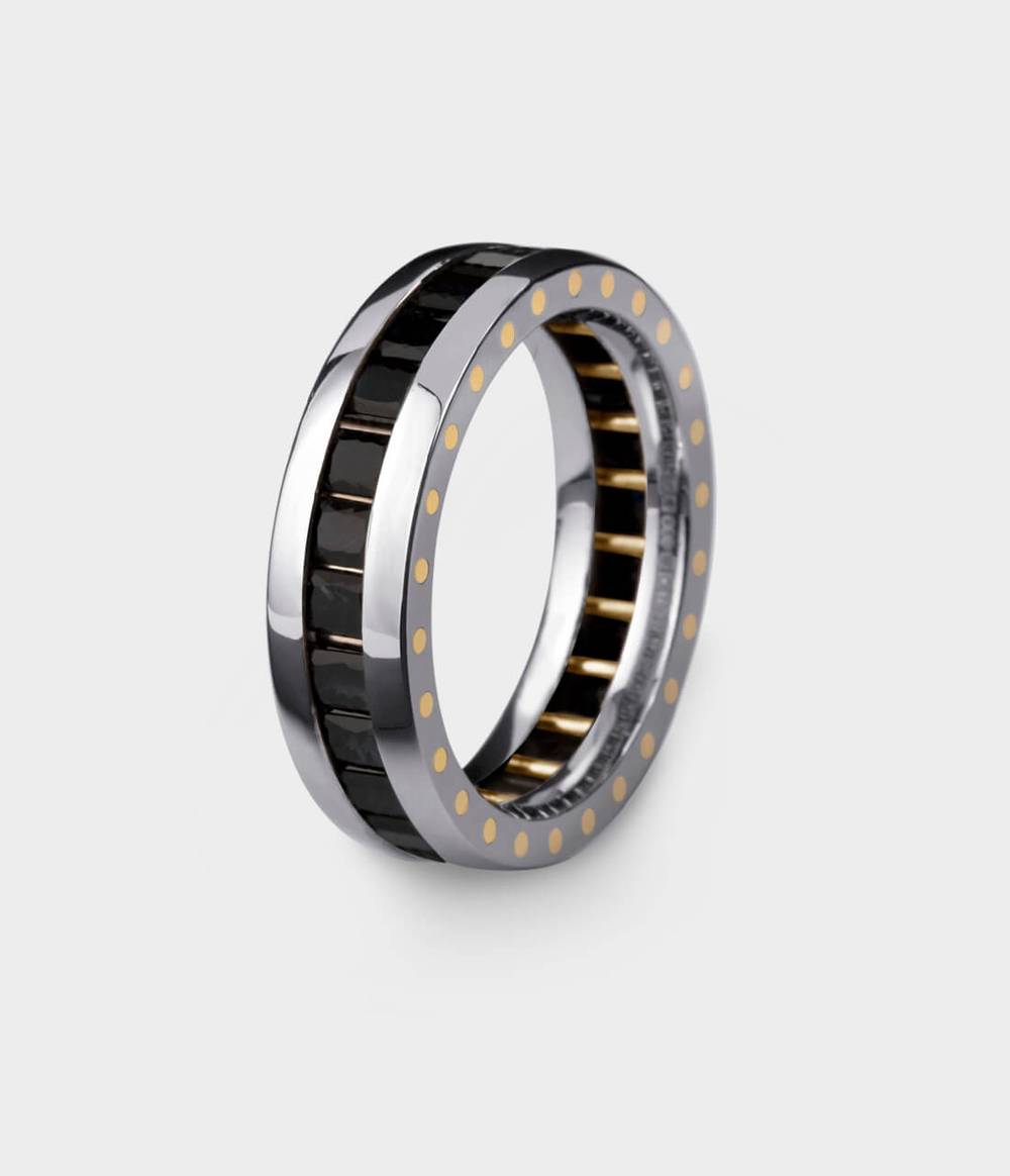 Geo Ellipse Eternity Ring