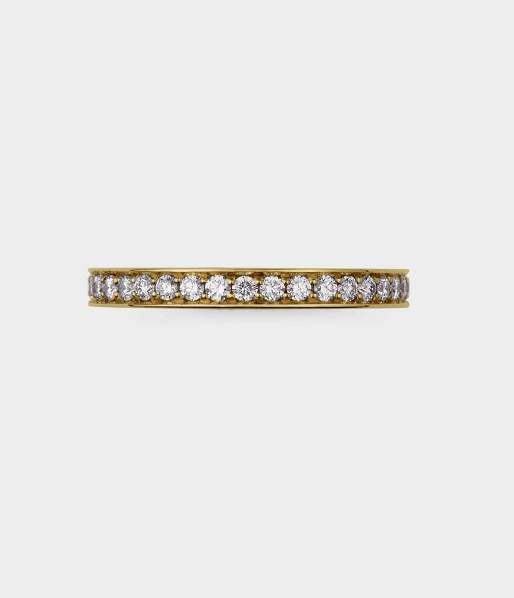 Glimmer Of Light Half Eternity Ring