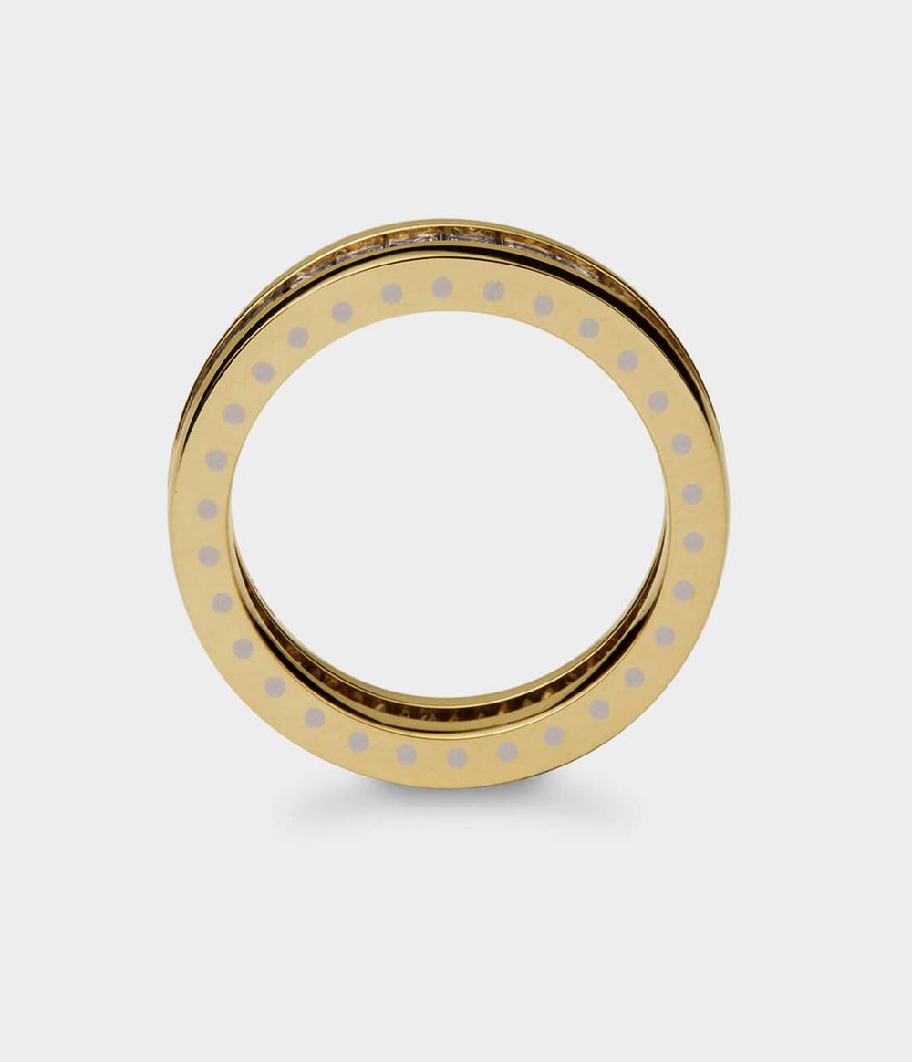 Slim Geo Ellipse Eternity Ring