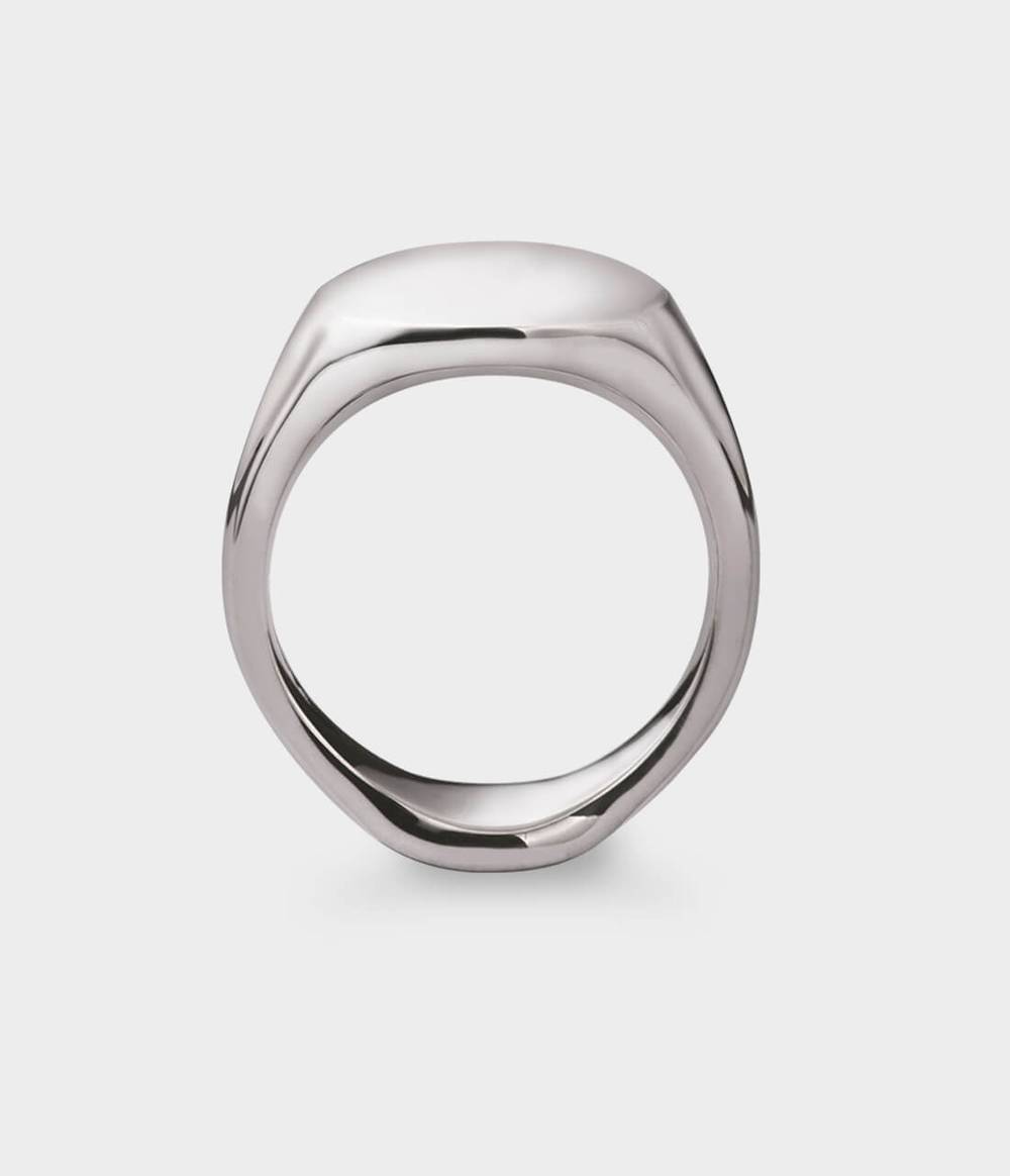 Oval Women's Signet Ring