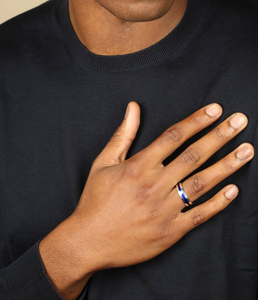 Enamel Geo Ring