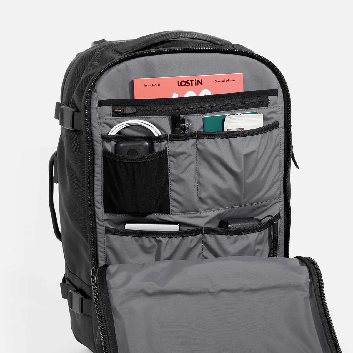 Front packs for clearance travel