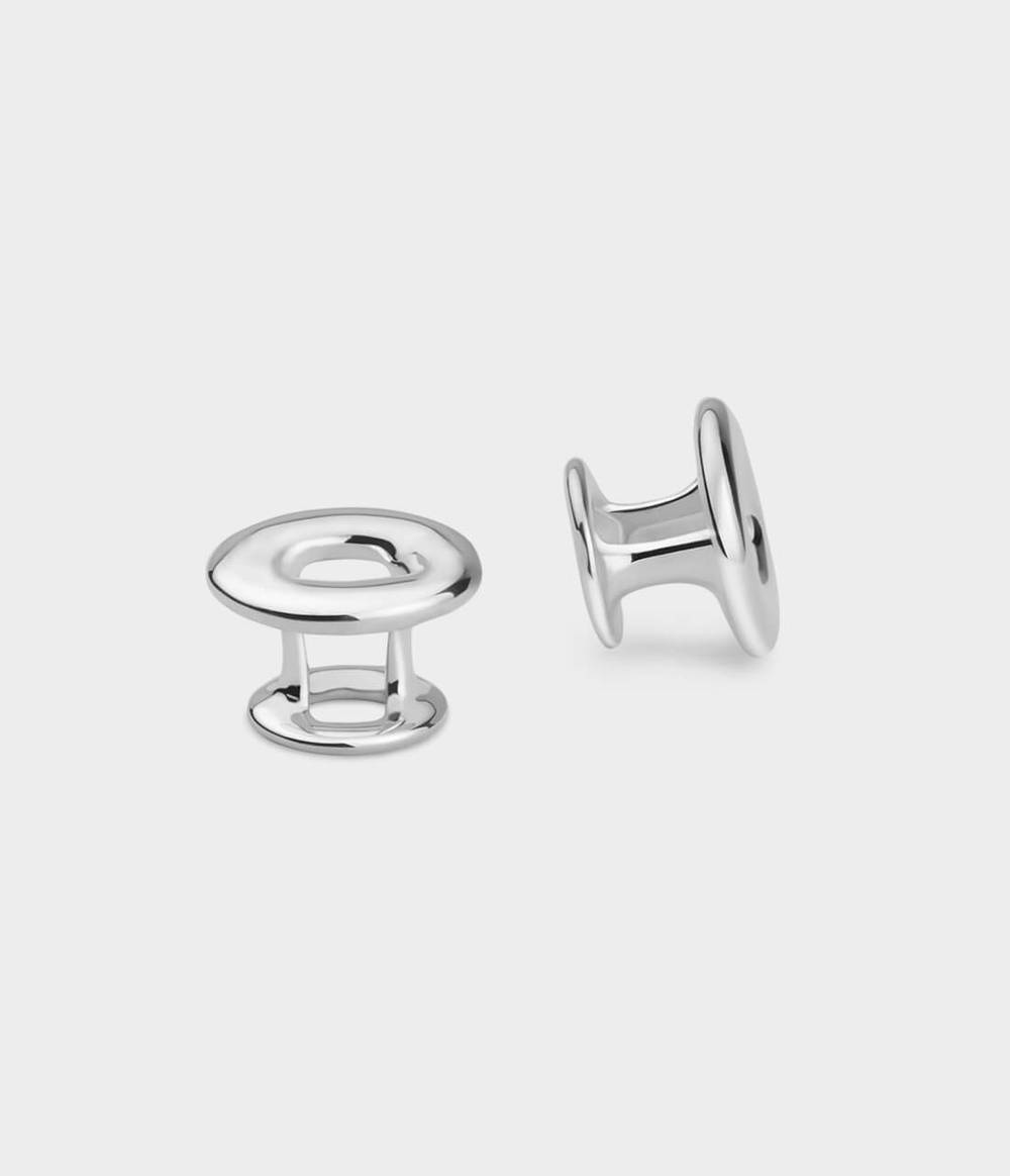 Pop Cufflinks / Sterling Silver