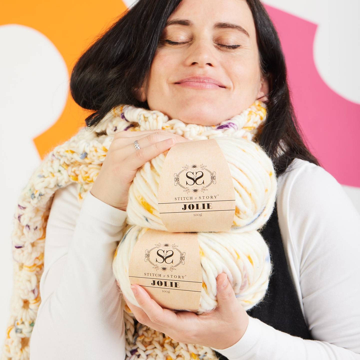 Pack of 10 Jolie Yarn Super Chunky Stitch & Story USA