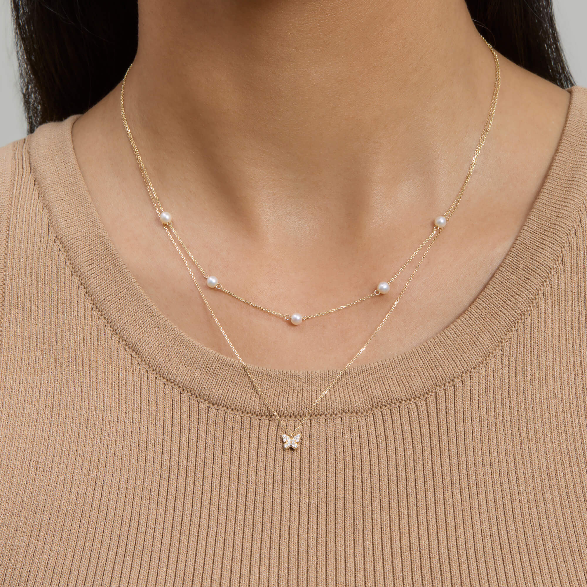 STONE HENgE/送料込み/関税込み Polaris 14K pearl necklace 14K