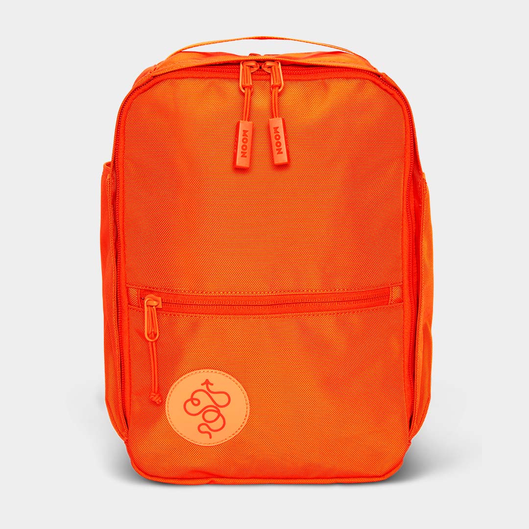 mini orange backpack