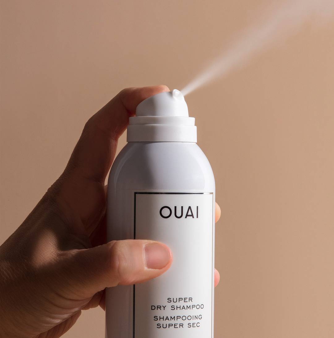 Super Dry Shampoo from Ouai is the perfect way to prolong time between washes in the winter. 
