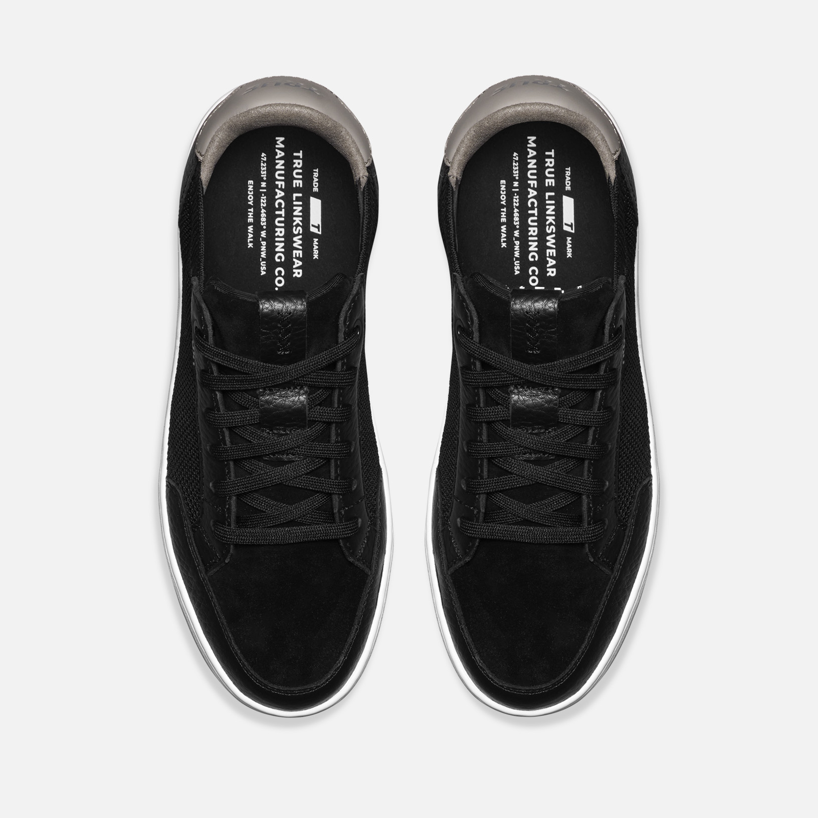 TRUE linkswear™ | Women's FS-02 Mixed Media Lifestyle Golf Shoe