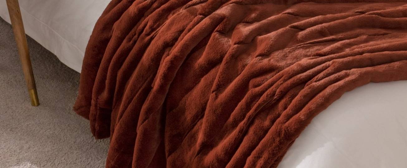 Faux Fur Bed Throws