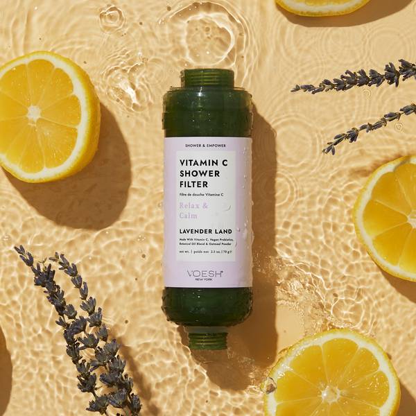 vitamin c shower filter lavender land