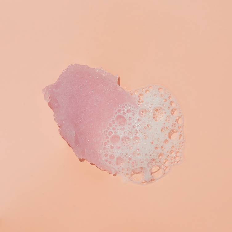 sugar scrub lavender land texture