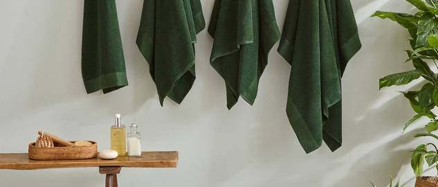 Green Towels